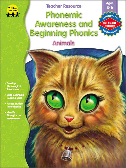 Title details for Phonemic Awareness and Beginning Phonics, Animals, Grades Preschool - 1 by Carson Dellosa Education - Available